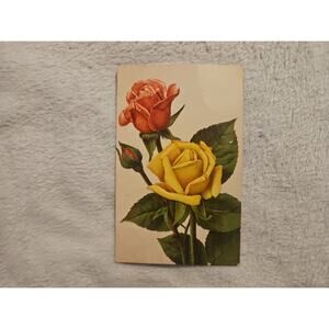 Embossed Roses, Germany. Posted. Post Card